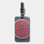 Mandala bagagelabel (Voorkant verticaal)