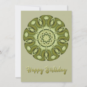 Mandala Birthday Flat Kaart