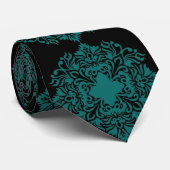 Mandala black stropdas (Opgerold)