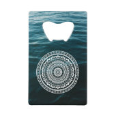Mandala Blanc Laissez la mer vous libérer (Devant)