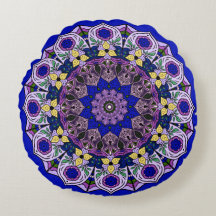 Mandala Blau Bosbes Blauw Viooltje