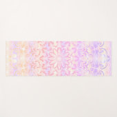 Mandala Bleek Roze en Oranje Yogamat (Voorkant (horizontaal))