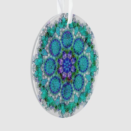 Mandala bleu (devant)