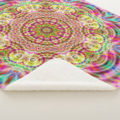 Mandala Bloem: Artistiek Ontwerp Sherpa Deken (3/4)