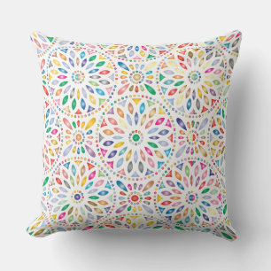 mandala bloemen kussen