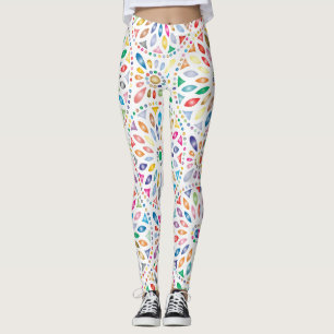 mandala bloemen leggings