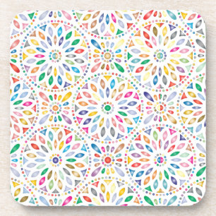 mandala bloemen onderzetter