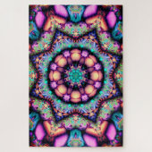 mandala bloemen puzzel (Verticaal)