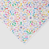 mandala-bloemen tissuepapier (Detail)