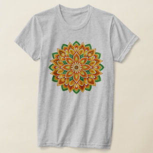 Mandala / bloemenontwerp t-shirt
