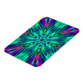 Mandala bloemontwerp magneet (Linkerzijde)