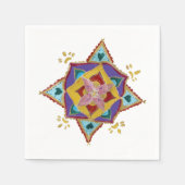 Mandala Bloempapier servetten (Voorkant)