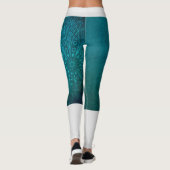 Mandala Blue Yoga Meditation Leggings (Achterkant)