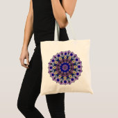 Mandala Blueberry 12 Blue Violet - Tote Bag (Voorkant (product))