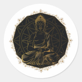 MANDALA BOEDDHA STICKER ONTWERP