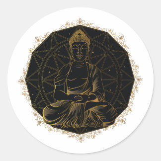MANDALA BOEDDHA STICKER ONTWERP