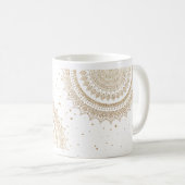 Mandala Boho Chic Koffiemok (Voorkant rechts)