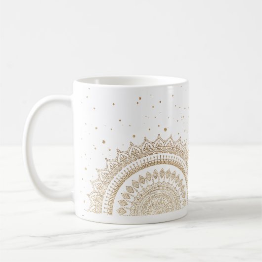 Mandala Boho Chic Koffiemok (Links)