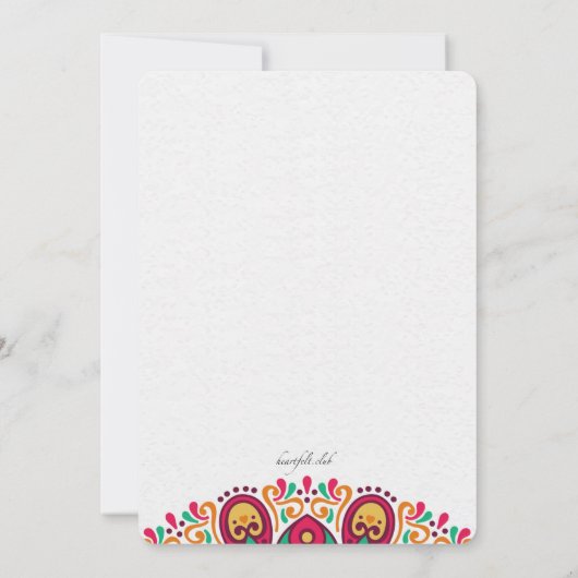 Mandala Borders 2 Invitation (Dos)