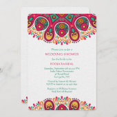 Mandala Borders 2 Uitnodiging (Voorkant / Achterkant)