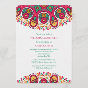 Mandala Borders 2 Uitnodiging