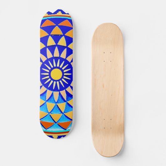 Mandala Bouddha Skateboard (Recto)
