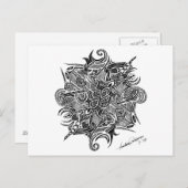 Mandala |  briefkaart (Voorkant / Achterkant)