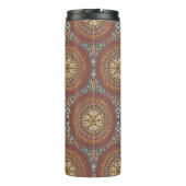 Mandala Brown Thermosbeker (Achterkant)