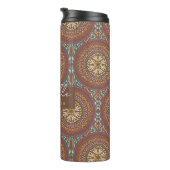 Mandala Brown Thermosbeker (Geroteerd rechts)