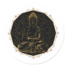 MANDALA BUDDHA STICKER DESIGN