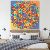 Mandala Canvas Afdruk (Insitu (Slaapkamer))