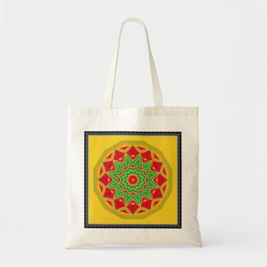 Mandala Canvas tas (Voorkant)