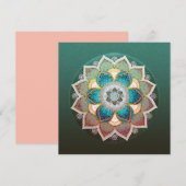 Mandala - Carte de voeux (Devant / Derrière)