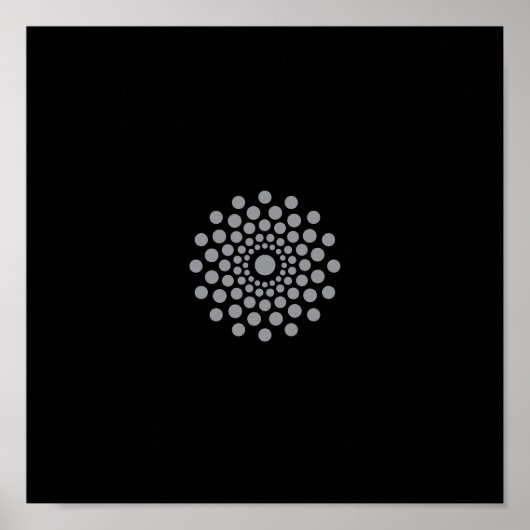 Mandala Center Only Sjabloon Poster (Voorkant)