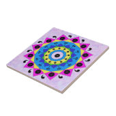 Mandala Ceramic Tile Tegeltje (Zijkant)