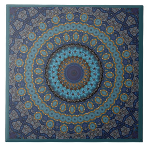 Mandala Ceramic Tile Tegeltje