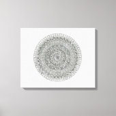 Mandala Chakra Canvas Afdruk (Voorkant)