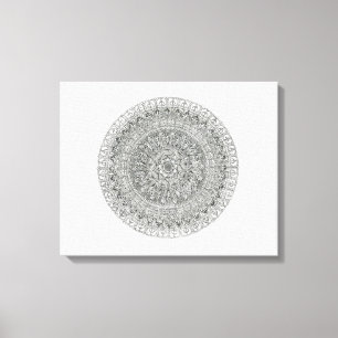 Mandala Chakra Canvas Afdruk