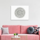 Mandala Chakra Canvas Afdruk (Insitu (Woonkamer))
