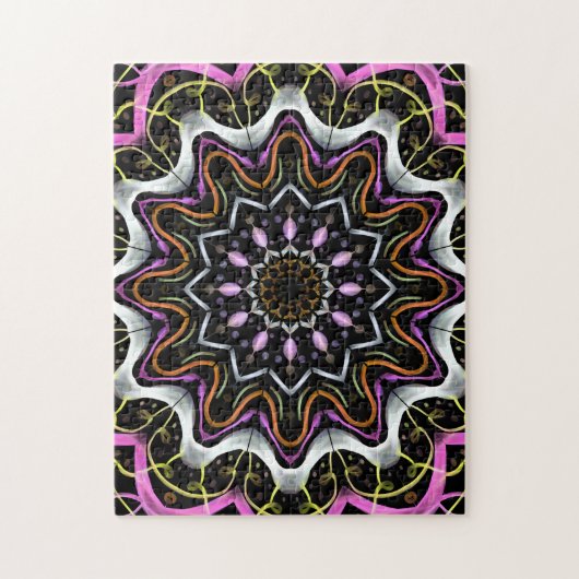 Mandala Circle Art Bright Creatief Patroon Legpuzzel (Verticaal)