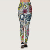 mandala cirque festival zilver leggings (Achterkant)