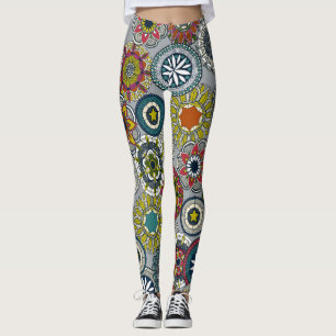 mandala cirque festival zilver leggings