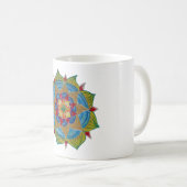 Mandala Classique Mug Blanc (Devant droit)
