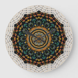 Mandala Clock Grote Klok