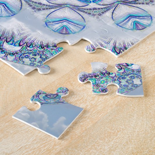 Mandala Cloud Legpuzzel (Zijkant)