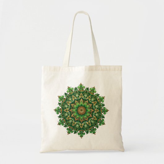 Mandala Clover Tote Bag (Voorkant)