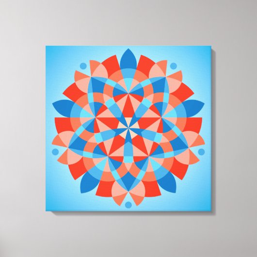 Mandala Cognitie Canvas Afdruk (Voorkant)