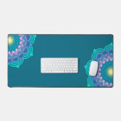 Mandala Coloré sur Fond Bleu (Clavier et souris)