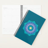 Mandala Coloré sur Fond Bleu (Devant avec enveloppe)