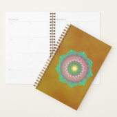 Mandala Coloré sur Fond Doré (Devant avec enveloppe)